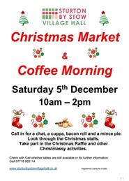 Sturton by Stow Chritmas Market